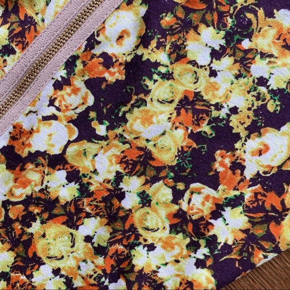 Multi Color Pencil Dress with Sleeves - Picture 3 of 4